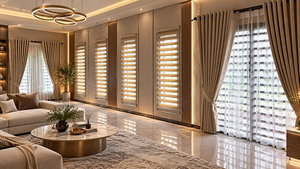 Persianas enrollables WINHOME RB Super System Series para proyectos de hoteles y apartamentos, habitaciones de hotel, personalizadas OEM ODM - Product Image 1