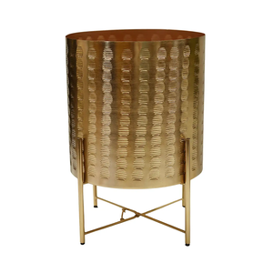 Soporte de Metal Moderno y Lujoso para Plantas de Interior con Juego de 2 Macetas Doradas, Soporte de Hierro de Estilo Nórdico para Flores, Decoración para Sala de Estar - Product Image 6