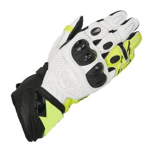 Guantes de Motocicleta de Cuero, Estilo Europeo, de Piel de Vaca, Completos, Antideslizantes, Resistentes al Desgaste, con Cierre de Velcro, Unisex, con Logotipo Personalizado - Product Image 1