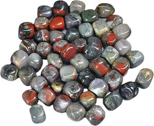 Handmade Natural African Blood Agate Tumbled Stone <b>Crystal</b> Gemstone for Meditation Home Decoration with Love Style for Healing - Product Image 3