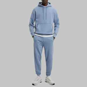 Conjunto de chándal de 2 piezas de algodón grueso, holgado y extragrande, con lavado ácido y pedrería, unisex, con sudadera con capucha y pantalón de chándal, de fabricante - Product Image 6