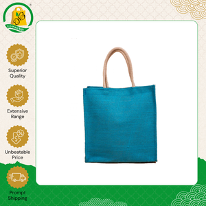 Latest Stock Arrival Highest Quality Made in India Jute Handbag Allover Self-Printed Casual Tote for Women's Daily Usage - Product Image 3
