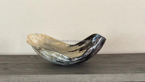 ถ้วยเขาโค้งสำหรับตกแต่งโต๊ะรับประทานอาหารทำจากงานฝีมือของซาเนียะสำหรับโต๊ะรับประทานอาหารขัดสไตล์สัตว์ขายส่ง - Product Image 6