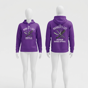 Sudadera con Capucha Premium de Algodón y Poliéster para Mujer, 350 GSM, Color Borgoña Ciruela, con Logotipo Personalizado Serigrafiado - Product Image 5