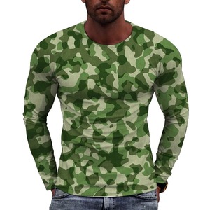 เสื้อเชิ้ตแขนยาว OEM แบบกำหนดเอง ป้องกันขนร่วง สำหรับกิจกรรมกลางแจ้ง ผู้ชาย ลำลอง สีเขียวลายพราง แนวทหาร เดินป่า ประสิทธิภาพสูง ปี 2026 - Product Image 1