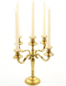 Traditional Aluminum <b>Candelabra</b> Candle Stand for Religious Ceremony Wedding and Festival Decoration - Product Image 4