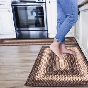 Tapis en jute personnalisable, grand format, écologique, léger, moderne, tissé à la main, couleur naturelle indienne, technique de tissage plat, pour porte - Product Image 3