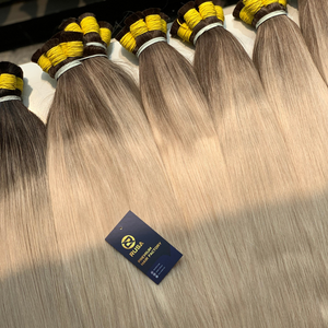 Cabello Virgen Vietnamita de Primera Calidad, 100% Cabello Humano, Super Double Drawn, Puntas Gruesas, Color Natural, Proveedor Directo de Fábrica - Product Image 3