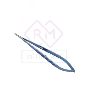 Portaagujas Jacobson de 18.5 cm, mango plano, para suturas, de titanio grado A+, de MEDICAB INSTRUMENTS - Product Image 1