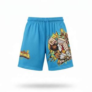 Double <b>Layer</b> Sublimation Print 100% Polyester Street Wear 5 Inch Inseam Gym Double <b>Layer</b> Basketball Custom Mesh Fashion Shorts - Product Image 2