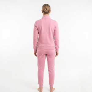 Survêtements d'hiver élégants pour femmes à capuche, ensemble complet polyvalent à manches courtes et 100 % coton pour un entraînement confortable - Product Image 5