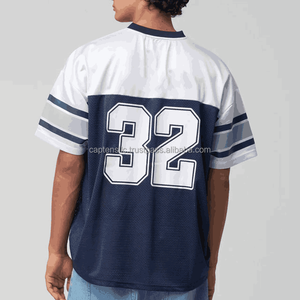 Camiseta Deportiva de Malla de Algodón con Cuello Redondo, Ajuste Holgado, Transpirable, Ideal para el Verano - Product Image 2