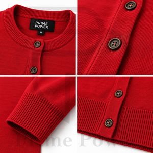 <b>Women's</b> Fashion Knit <b>Cardigan</b> Sweater Manufacturer Wholesale Round Neck <b>Long</b> Sleeve Button Front Clothing Supplier Direct - Product Image 3