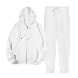 Conjunto Deportivo Informal para Hombre con Logotipo Personalizado |   Conjunto Deportivo de 2 Piezas: Sudadera Corta con Capucha y Pantalones Deportivos |   Fabricante OEM - Product Image 4