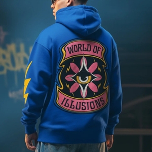 Fabricante Profesional de Sudaderas Extra Grandes, Sudadera de Felpa de Algodón, Impresión de Logotipo Personalizado - Product Image 2