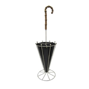 Porte-parapluie en métal noir thermolaqué très tendance, support de rangement créatif en fer, taille, forme et couleur personnalisables - Product Image 4