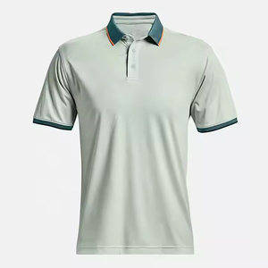 Camisas de Hombre al por Mayor, con Bolsillo, Manga Corta, 100% Algodón, Tejido de Punto, Impresión Digital, Bordado Personalizado, Servicio OEM - Product Image 4