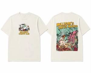 เสื้อยืดพิมพ์ลายสกรีนผู้ชาย ผ้าฝ้าย 100% เนื้อผ้าระบายอากาศดี สไตล์สตรีทแวร์ เสื้อยืดลำลองพื้นฐาน - Product Image 3