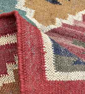 Alfombras Kilim de Yute y Lana Tejidas a Mano, Suaves, Lavables y Seguras para Sala de Estar, Dormitorio y Estudio - Product Image 3