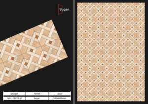 Azulejos cerámicos de superficie de azúcar avanzada de 300x600 mm diseñados para conceptos de diseño moderno que requieren una expresión mate suave y confiable. - Product Image 5