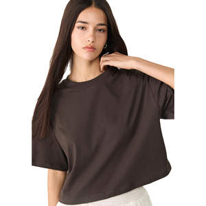 Top Corto Informal a Cuadros para Mujer, Verano, Ecológico, Transpirable, Suave, 100% Algodón, Estilo Chic Minimalista y Moderno - Product Image 6