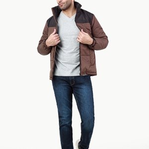 Wholesale Men'<b>s</b> Fashion Winter Puffer <b>Jacket</b> for Casual Outdoor Travel Breathable - Product Image 4