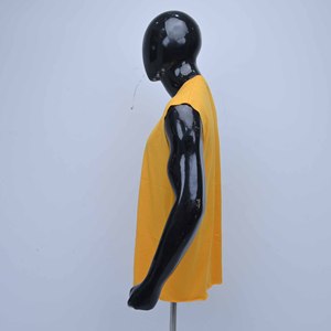 <b>Mens</b> Sleeveless O-Neck Solid Yellow Cotton Tank <b>Top</b> Regular Fit Casual Knitted T-Shirts Breathable Outdoor T-Shirt <b>For</b> <b>Mens</b> OEM - Product Image 3