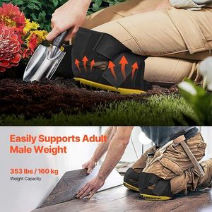 Protezioni Antiscivolo per Ginocchia, Gomiti e Fianchi per Giardinaggio, Pavimentazione e Coperture - per Lavori all'Aperto - Product Image 3