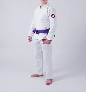 Tenue d'arts martiaux à prix raisonnable, uniforme sur mesure OEM, Gi de Jiu-Jitsu pour adultes, en coton pakistanais extensible 460g - Product Image 2