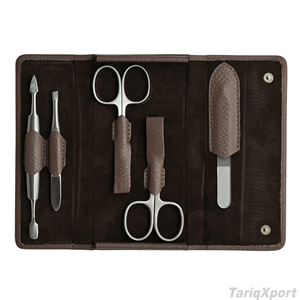 5-Piece Customized Professional Manicure Pedicure Set Stainless Steel <b>Nail</b> Cuticle Pusher Scissor 4-in-1 <b>Nail</b> Clipper Beauty - Product Image 6