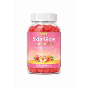 Meilleures ventes : Compléments de beauté et de santé pour la peau, anti-rides, éclat cutané, complexe de collagène en bonbons gélifiés rouges, 60 unités - Product Image 1