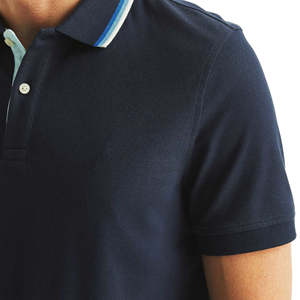 Camiseta Polo Personalizada OEM, Corte Regular, Lisa, 100% Algodón, Manga Corta, Cómoda, Corte Ajustado, para Golf, para Hombre - Product Image 2
