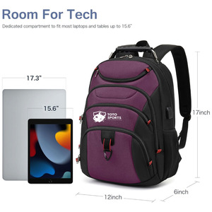 Sac à dos scolaire respirant, nouvelle arrivée, logo personnalisé, fermeture éclair lisse, polyester, confortable, multi-poches, léger, best-seller - Product Image 6