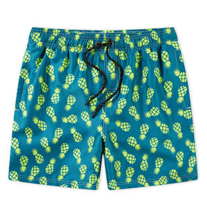 Shorts de bain pour hommes à séchage rapide, motif rayé, logo imprimé, style sportif, pour l'été, personnalisables, vente en gros directe usine - Product Image 4