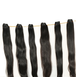 100% vente en gros fournisseur naturel faisceaux droits longs cheveux humains vierges fabrication cambodgienne temple extensions de cheveux humains - Product Image 4