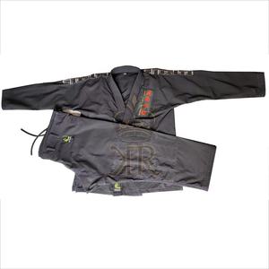 Kimono de Jiu-Jitsu Brésilien BJJ MMA pour Adultes Unisexe 100% Coton 450gsm Respirant Couleurs Personnalisées Ceinture Blanche - Product Image 2