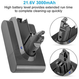 Batería de Repuesto de Mayor Capacidad para DYS <span class=keywords><strong>V6</strong></span> Compatible con Aspiradoras y Cargadores Originales 3000mAh 4000mAh 5000mAh - Product Image 4
