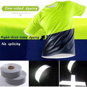 Camisetas de Seguridad de Alta Visibilidad Personalizables YOWESHOP con Logotipo, Ropa de Trabajo Reflectante de Manga Corta - Product Image 4