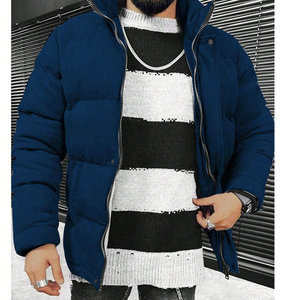 Active Puffer-High Performance Winter Training Jacket-Water Repellent Athletic Quilted Streetwear Hooded Front Logo <b>Coat</b> - Product Image 3