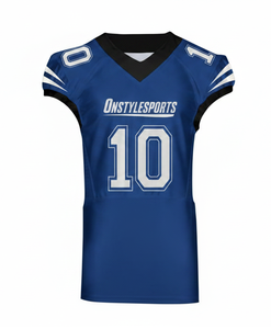 ชุดกีฬาลายตาข่ายระบายอากาศได้ดีเสื้อฟุตบอลอเมริกันออกแบบได้ตามต้องการ - Product Image 3
