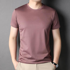 Nouveau T-shirt blanc uni à col rond et manches courtes pour homme – Vente en gros usine - Product Image 5