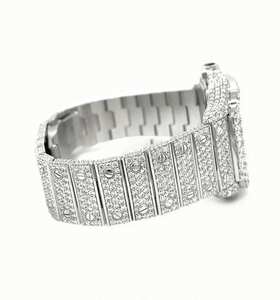 นาฬิกา BOJ CATie.R004 โทนสีทูโทน ประดับเพชร VVS หรูหรา ตัวเรือนแก้วอัลลอยด์สแตนเลสสตีล ฝังเพชรโมอิสซาไนต์เต็มเรือน ระบบอัตโนมัติ ขนาด 41 มม. - Product Image 5