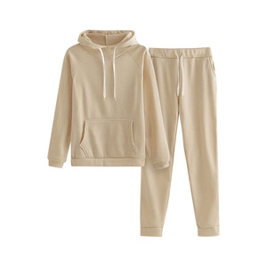 Women & Men Jogger Outfit <b>Matching</b> Sweat Suits <b>Long</b> Sleeve Hooded Sweatshirt and Sweatpants 2 Piece Lounge Sets tracksuit - Product Image 3