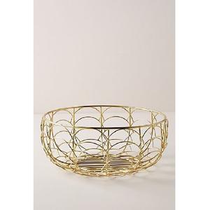 Panier et seau de rangement pour fruits faits à la main, aspect élégant, en fil de fer, couleur noire, revêtement en poudre, articles de cuisine - Product Image 6