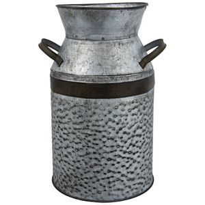 Hot Selling Traditional Design <b>Galvanized</b> Metal Milk Can with Handle Eco-Friendly & Customizable Size Shape Color - Product Image 5