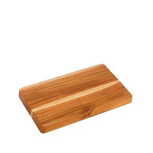 Planche à découper rectangulaire en bois 35 cm x 24,75 cm, épaisseur 1,5 cm, poignée antidérapante, compatible lave-vaisselle, écologique, durable - Product Image 2