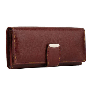 Modern Women's Unisex Long Genuine Leather <b>Wallet</b> RFID Blocking Multiple Card Slots Large Capacity Zipper Clutch <b>Purse</b> Custom - Product Image 6