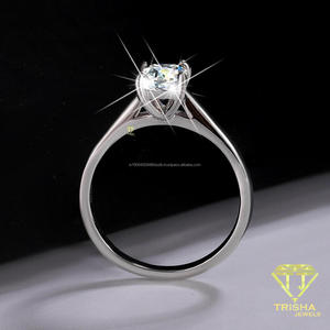 <b>Emerald</b> Cut Moissanite Engagement <b>Ring</b> Sterling <b>Silver</b> Solitaire Bridal Wedding <b>Ring</b> Modern Elegant Jewelry Gift For Women - Product Image 3