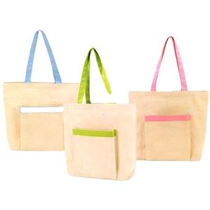 Bolso de mano Unisex con logotipo personalizado, estampado de texto, de lona, para comestibles, uso diario, reutilizable, de viaje, informal - Product Image 1