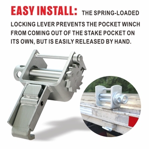 <span class=keywords><strong>Winch</strong></span> כיס יתד אוניברסלי עבור קרוון לקשור את 3.5 רגיל "כיסים - Product Image 5